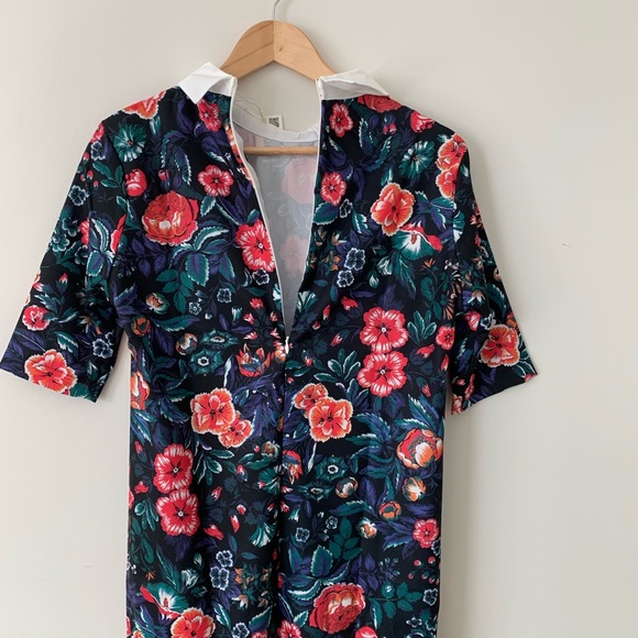 NWT Zara OrganicCottonFloral Shift DressFinal sale - Picture 4 of 4